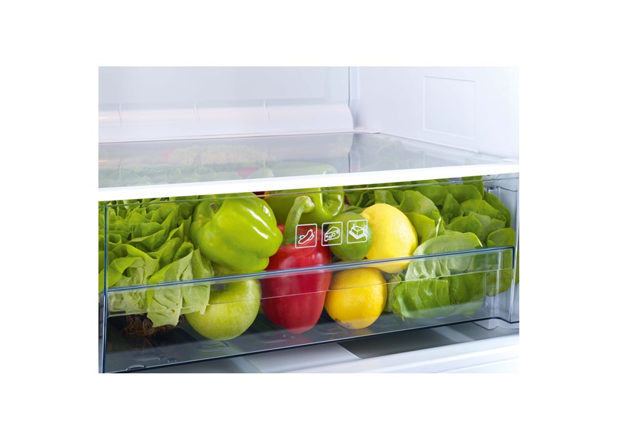 Beko TSE1264FMGN dark inox black koelkast met vriesvak