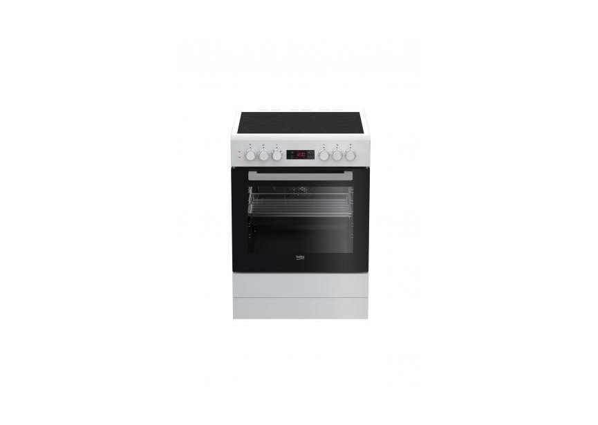 Beko FSE67300WCS 60 cm vitrokeramisch vrijstaand fornuis wit