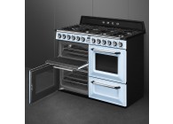Smeg TR4110AZ 110 cm pastelblauw Victoria gas fornuis