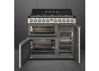 Smeg TR93P 90cm A+ gasfornuis multi-oven grilloven Creme