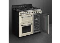 Smeg TR93P 90cm A+ gasfornuis multi-oven grilloven Creme