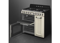 Smeg TR93P 90cm A+ gasfornuis multi-oven grilloven Creme