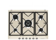 Smeg SR975PGH 75 cm gaskookplaat Victoria Creme