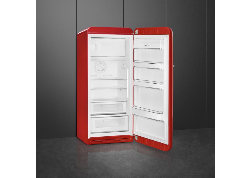 Smeg FAB28RRD5 153 cm 270 L Retro Rode Koelkast Vriesvak