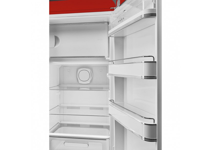 Smeg FAB28RRD5 153 cm 270 L Retro Rode Koelkast Vriesvak
