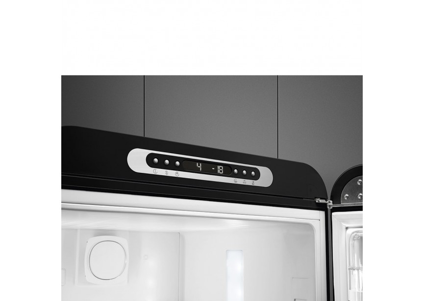 Smeg FAB32RBL5 Retro Zwarte koel vries combinatie