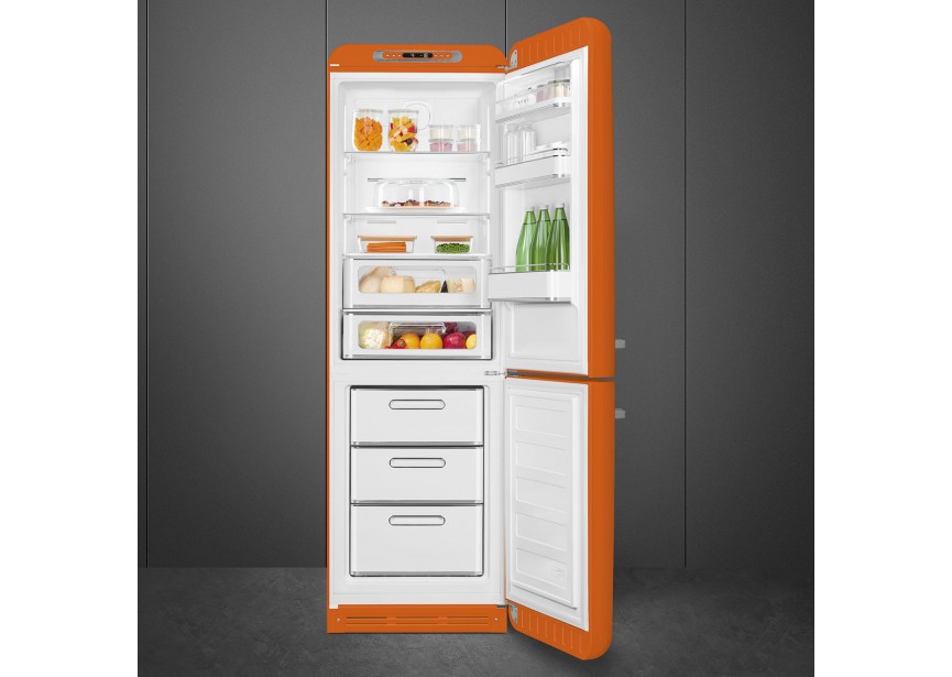 Smeg FAB32ROR5 Retro Oranje koel vries combinatie