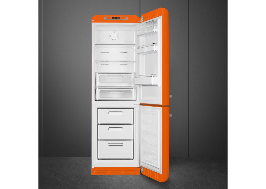 Smeg FAB32ROR5 Retro Oranje koel vries combinatie