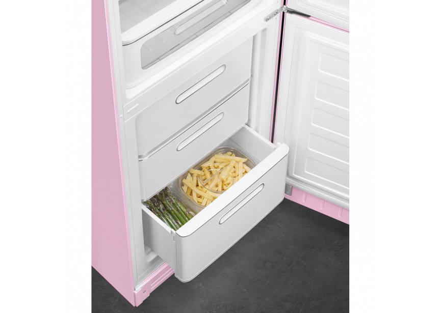 Smeg FAB32RPK5 Retro Roze koel vries combinatie
