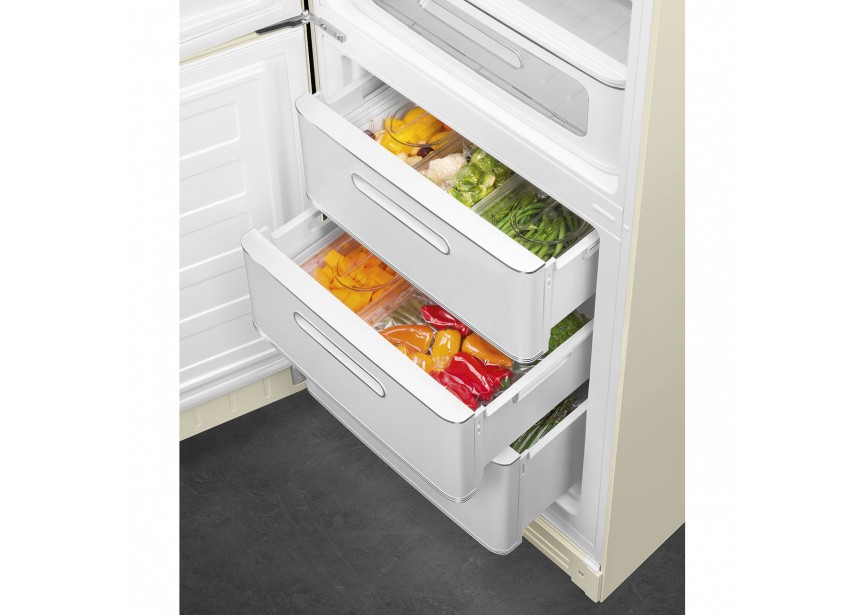 Smeg FAB32LCR5 Retro Creme koel vries combinatie