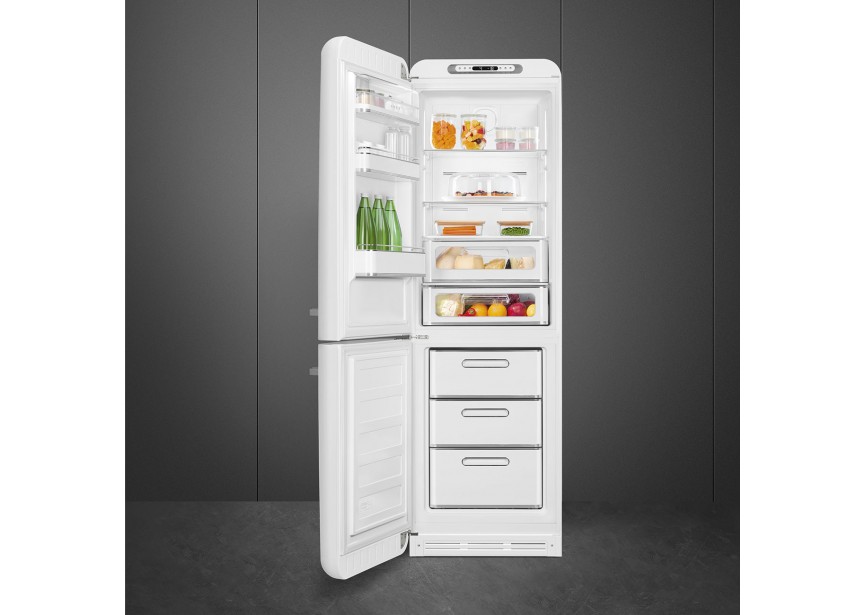 Smeg FAB32LWH5 Retro Witte koel vries combinatie