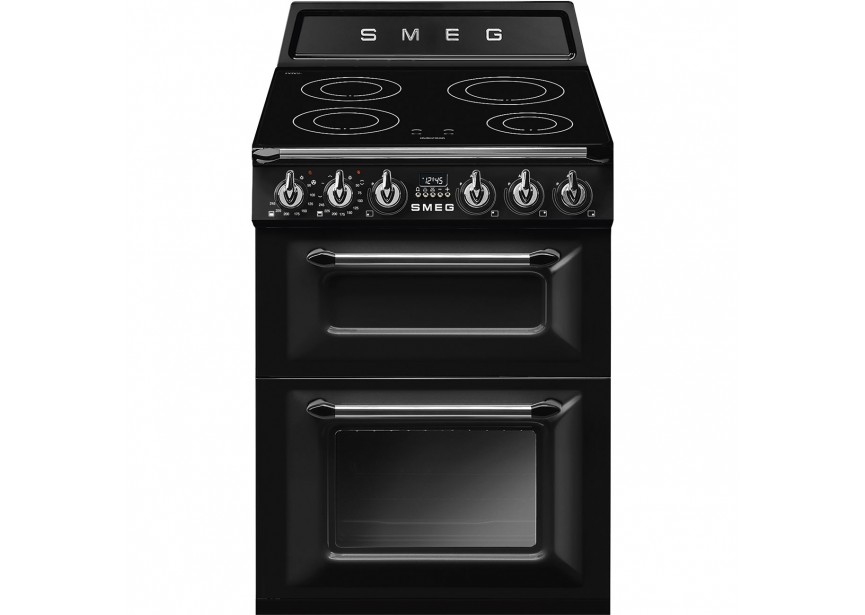 Smeg TR62IBL2 60 cm zwart Victoria inductie fornuis