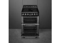 Smeg TR62IBL2 60 cm zwart Victoria inductie fornuis