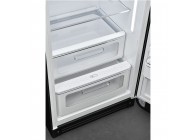 Smeg FAB28RBL5 153cm 270L Retro Zwarte koelkast vriesvak