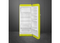 Smeg FAB28RLI5 153cm 270L Retro Limegroene koelkast vriesvak