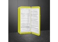 Smeg FAB28RLI5 153cm 270L Retro Limegroene koelkast vriesvak