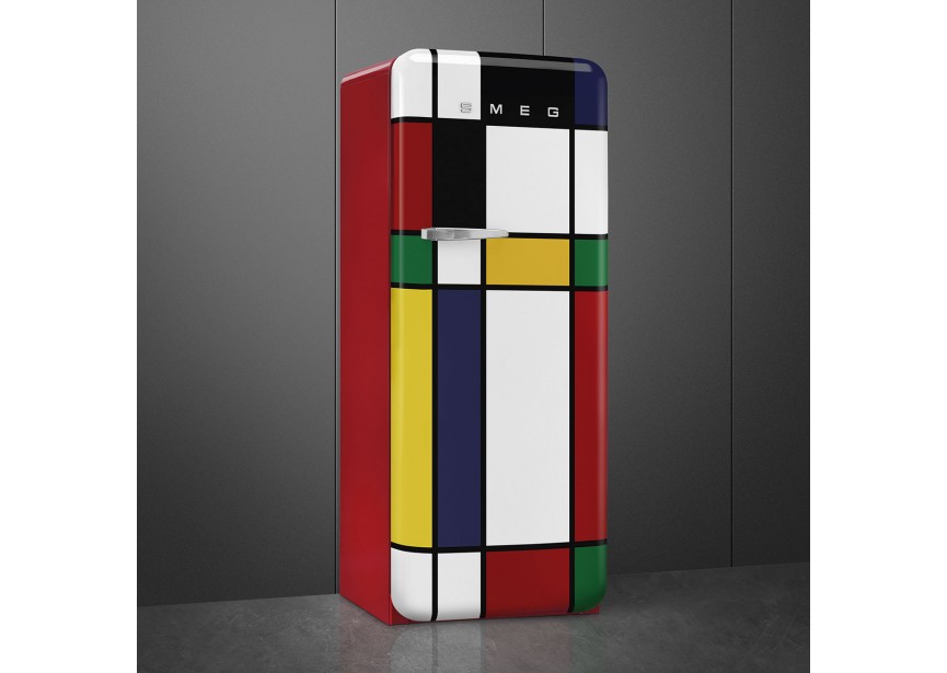 Smeg FAB28RDMC5 153cm 270L Multicolor Retrokoelkast vriesvak
