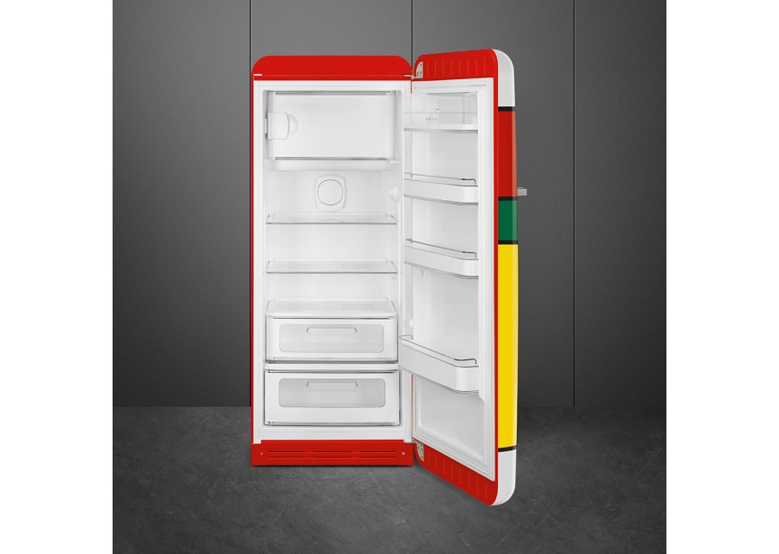 Smeg FAB28RDMC5 153cm 270L Multicolor Retrokoelkast vriesvak