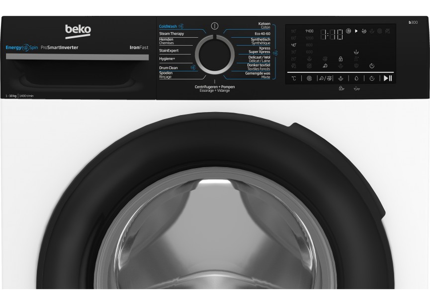 Beko BM3WFU41041B A klasse 10 kg 1400 tpm Wasautomaat