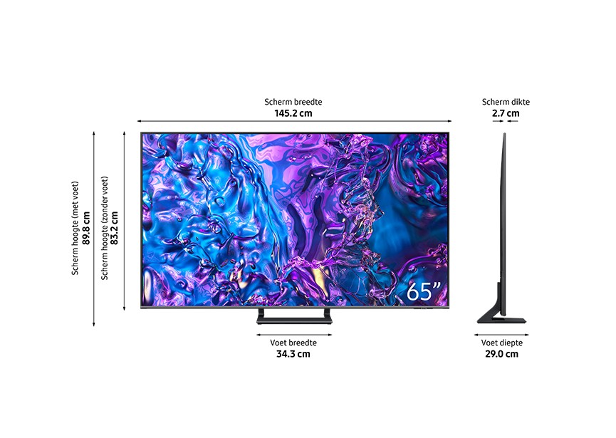 Samsung QE65Q77D 65 165 cm 100 Hz QLED 4K UHD TV 2024