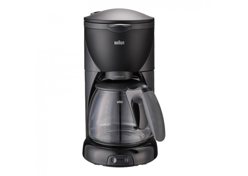 Braun 1.25 Liter 10 tassen 1100 Watt koffiezet zwart