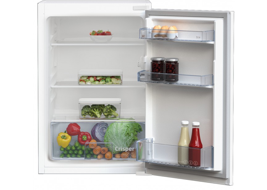 Beko B1904N 88 cm glijscharnier sleepdeur inbouwkoelkast