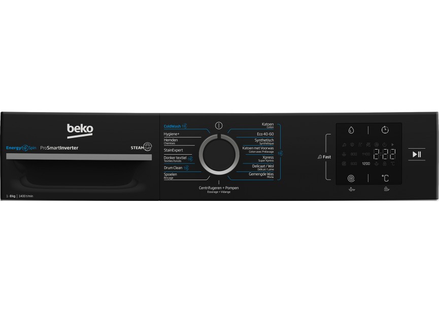 Beko BM3WFT3841B 8 KG 1400 Toeren Wasautomaat