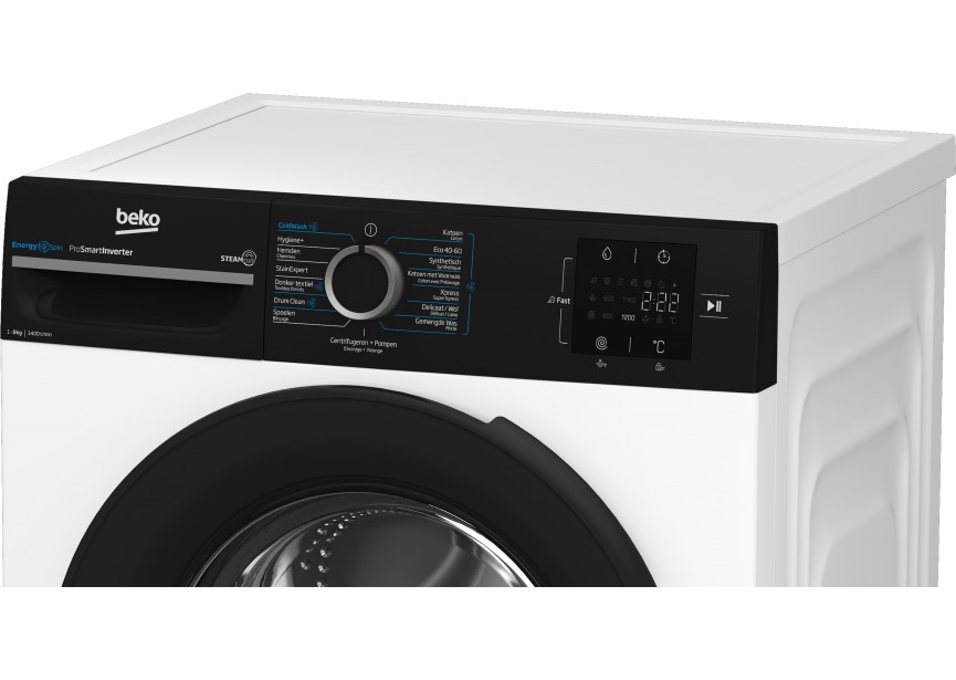 Beko BM3WFT3841B 8 KG 1400 Toeren Wasautomaat