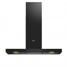 Beko BHCB96641BBBHS 90cm Zeer Zuinige T-vorm Zwarte Dampkap
