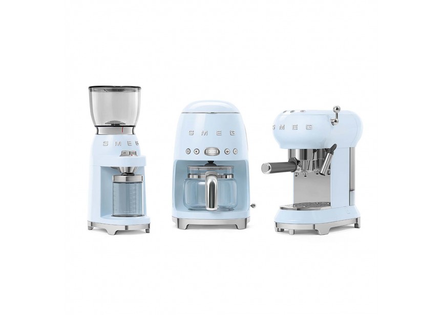 Smeg DCF02PBEU Pastelblauw koffiezet