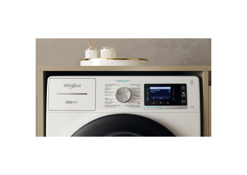 Whirlpool W809ADSILENCEBE 10 kg 1400 tpm Stille Wasautomaat