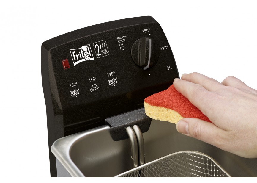 Fritel Turbo SF4151 3 liter 1,2kg friteuse 2400W zwart