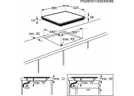 AEG HK634030FB 4 zones 2 flex 59cm vitrokeramische kookplaat