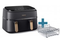 Philips NA352/04 Duo Rapid Airfryer Kleine/Grote lade Rekje