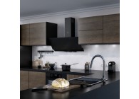 Wiggo WE-D932G(B) 90 cm Zwart dubbel glas 600m³/h dampkap