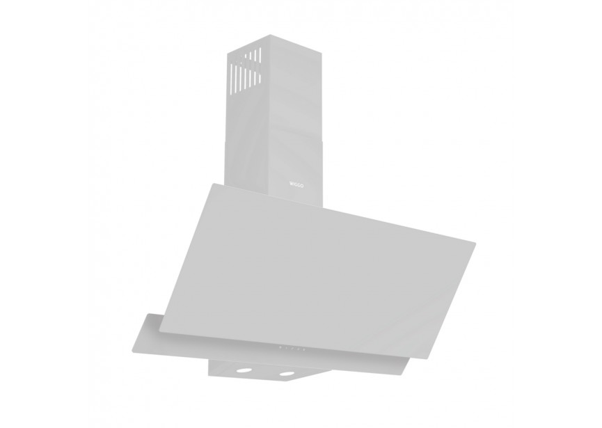 Wiggo WE-D932G(W) 90 cm Wit dubbel glas 600m³/h dampkap