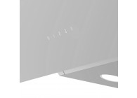 Wiggo WE-D932G(W) 90 cm Wit dubbel glas 600m³/h dampkap