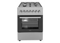 Wiggo WO-E606A(XX) Inox 60 cm LUXE gemengd fornuis