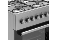 Wiggo WO-E606A(XX) Inox 60 cm LUXE gemengd fornuis