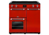 Belling Kensington 90 Ei Rood fornuis 5 inductiezone 3 oven