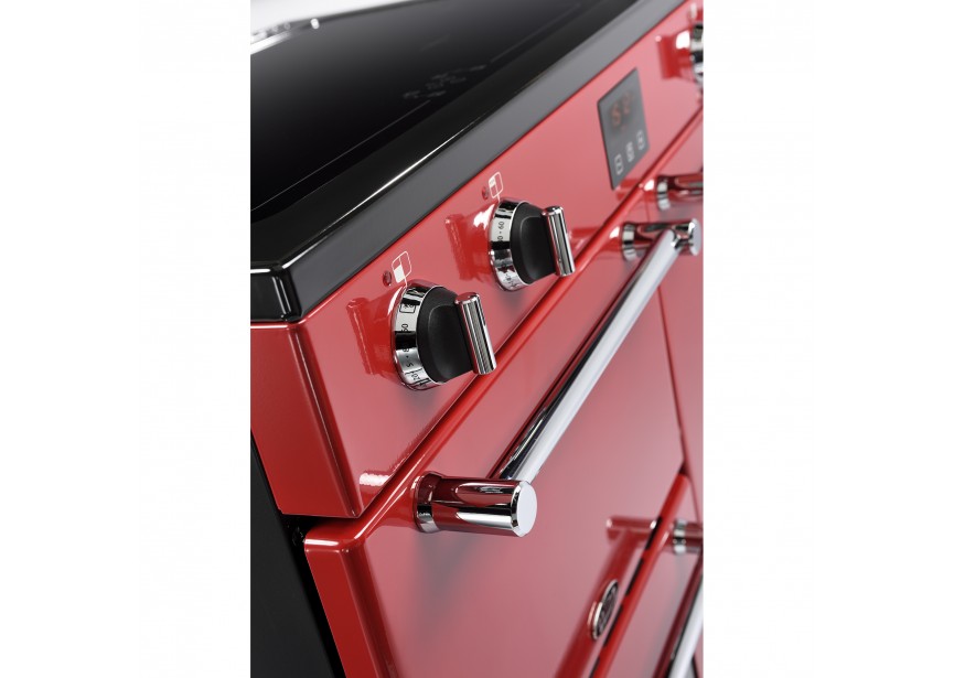 Belling Kensington 90 Ei Rood fornuis 5 inductiezone 3 oven