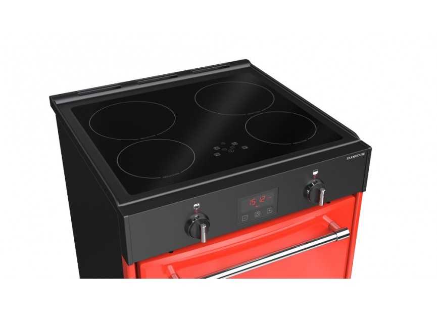 Belling Farmhouse 60 Ei Rood fornuis 4 inductiezone 2 oven