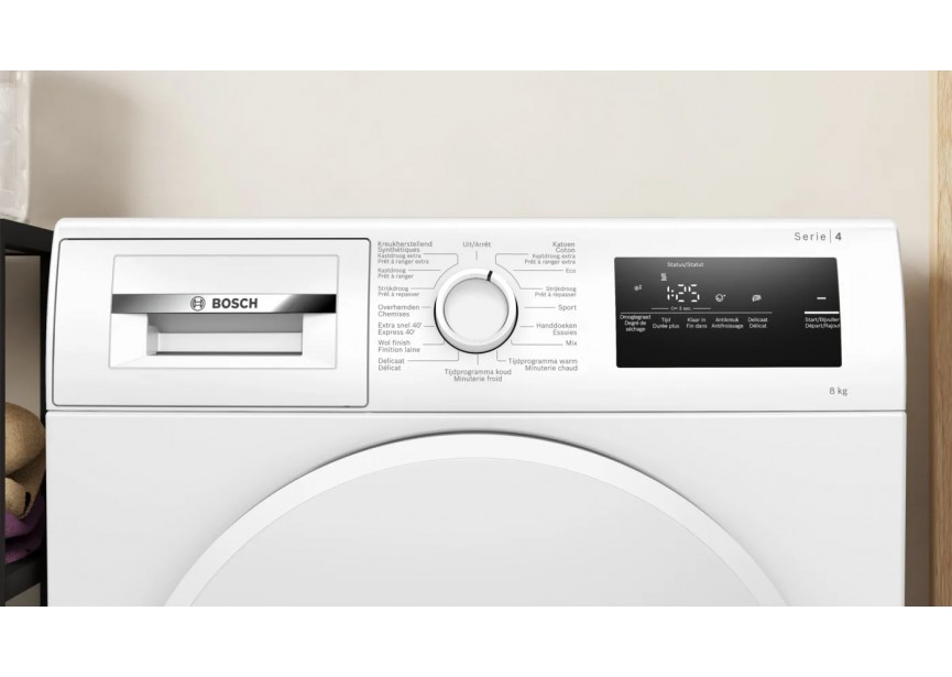 Bosch WTH8300WFG A++ 8 kg AutoDry Warmtepomp Droogkast