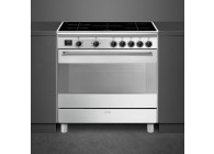 Smeg BG91IX2 inductie fornuis met 5 zones RVS - INOX