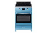 Wiggo WIO-E621A(AX) 60 cm Blauw RVS Luxe Inductiefornuis
