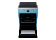 Wiggo WIO-E621A(AX) 60 cm Blauw RVS Luxe Inductiefornuis