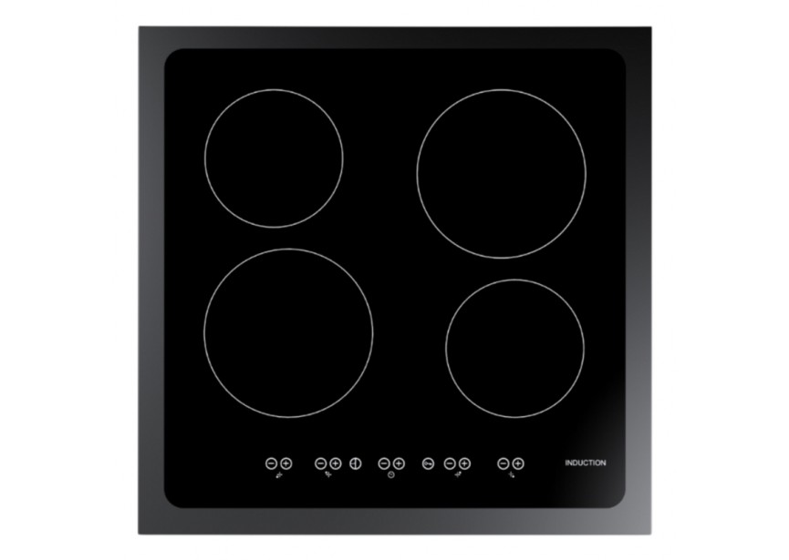 Wiggo WIO-E621A(BB) 60 cm Zwart Luxe Inductiefornuis