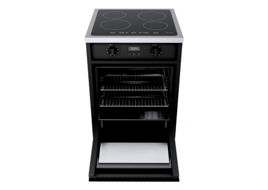 Wiggo WIO-E621A(BX) 60 cm Zwart RVS Luxe Inductiefornuis