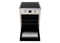 Wiggo WIO-E621A(CX) 60 cm Creme RVS Luxe Inductiefornuis