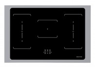 Wiggo WIO-E921A(XX) 90 cm Inox RVS Luxe Inductiefornuis